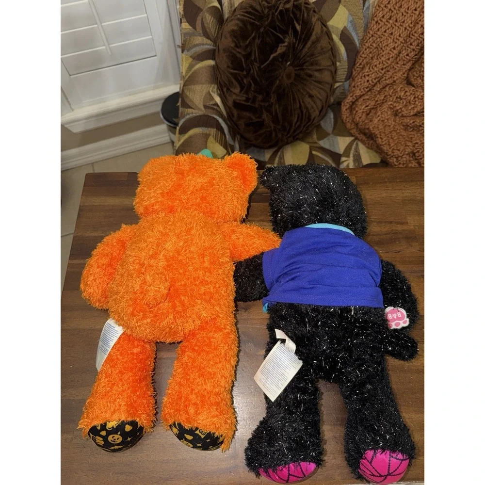 Build‎ A Bear Halloween Jack O Lantern Pumpkin Bear Plush Orange And Nightly Cat